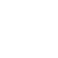 White icon of two hands forming a circle around a medical cross, symbolizing healthcare, protection, and support.